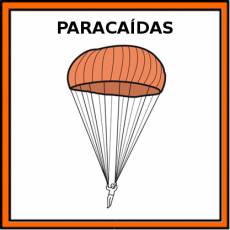 PARACAÍDAS (VUELO) - Pictograma (color)