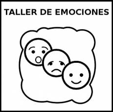 TALLER DE EMOCIONES - Pictograma (blanco y negro)