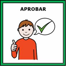 APROBAR - Pictograma (color)