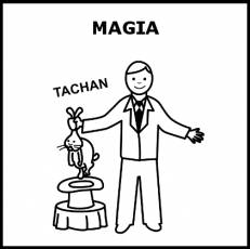 MAGIA - Pictograma (blanco y negro)