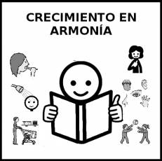 CRECIMIENTO EN ARMONÍA - Pictograma (blanco y negro)