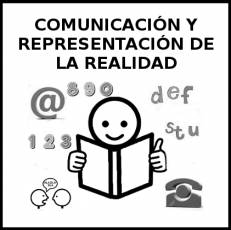 COMUNICACIÓN Y REPRESENTACIÓN DE LA REALIDAD - Pictograma (blanco y negro)