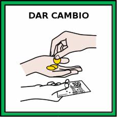 DAR CAMBIO - Pictograma (color)