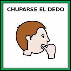 CHUPARSE EL DEDO - Pictograma (color)