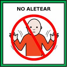 NO ALETEAR - Pictograma (color)