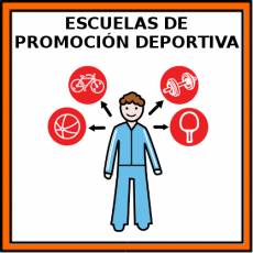ESCUELAS DE PROMOCIÓN DEPORTIVA - Pictograma (color)