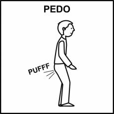 PEDO - Pictograma (blanco y negro)