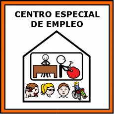 CENTRO ESPECIAL DE EMPLEO - Pictograma (color)