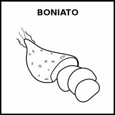 BONIATO - Pictograma (blanco y negro)