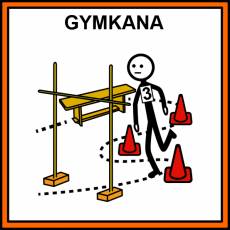 GYMKANA - Pictograma (color)