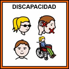 DISCAPACIDAD - Pictograma (color)