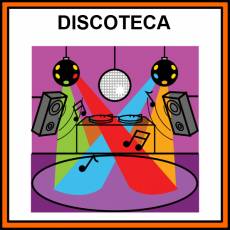 DISCOTECA - Pictograma (color)