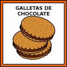 GALLETAS DE CHOCOLATE - Pictograma (color)