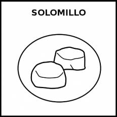 SOLOMILLO - Pictograma (blanco y negro)