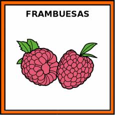 FRAMBUESAS - Pictograma (color)