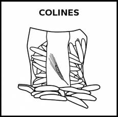 COLINES - Pictograma (blanco y negro)