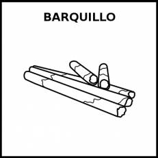 BARQUILLO - Pictograma (blanco y negro)