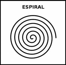 ESPIRAL - Pictograma (blanco y negro)