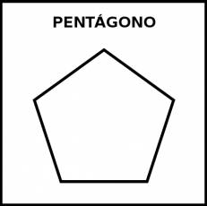 PENTÁGONO - Pictograma (blanco y negro)