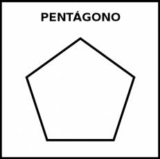 PENTÁGONO - Pictograma (blanco y negro)