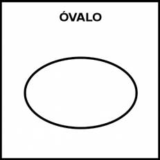 ÓVALO - Pictograma (blanco y negro)
