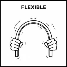 FLEXIBLE - Pictograma (blanco y negro)