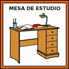 MESA DE ESTUDIO - Pictograma (color)
