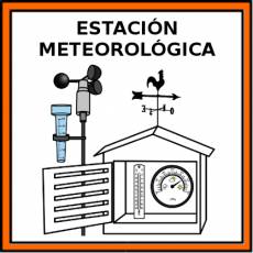 ESTACIÓN METEOROLÓGICA - Pictograma (color)