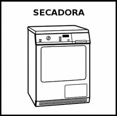 SECADORA - Pictograma (blanco y negro)