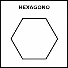 HEXÁGONO - Pictograma (blanco y negro)