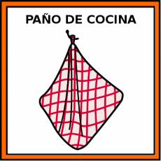 PAÑO DE COCINA - Pictograma (color)