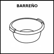 BARREÑO - Pictograma (blanco y negro)