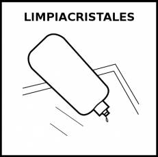 LIMPIACRISTALES - Pictograma (blanco y negro)