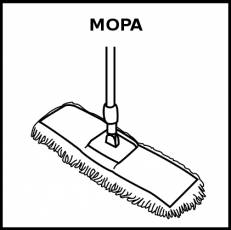 MOPA - Pictograma (blanco y negro)