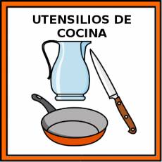 UTENSILIOS DE COCINA - Pictograma (color)