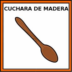 CUCHARA DE MADERA - Pictograma (color)