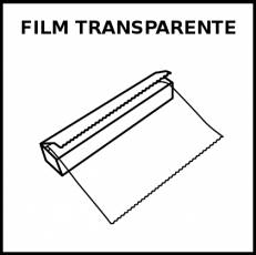 FILM TRANSPARENTE - Pictograma (blanco y negro)