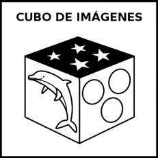 CUBO DE IMÁGENES - Pictograma (blanco y negro)