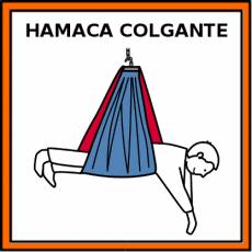 HAMACA COLGANTE - Pictograma (color)