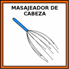 MASAJEADOR DE CABEZA - Pictograma (color)
