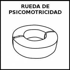 RUEDA DE PSICOMOTRICIDAD - Pictograma (blanco y negro)