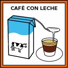 CAFÉ CON LECHE - Pictograma (color)