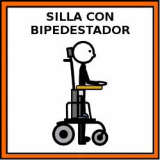 SILLA CON BIPEDESTADOR - Pictograma (color)