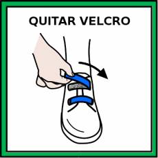 QUITAR VELCRO - Pictograma (color)