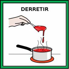DERRETIR - Pictograma (color)