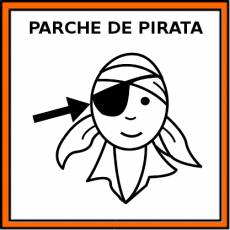 PARCHE PIRATA - Pictograma (color)