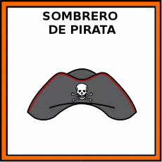SOMBRERO DE PIRATA - Pictograma (color)