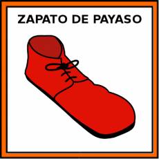 ZAPATO DE PAYASO - Pictograma (color)