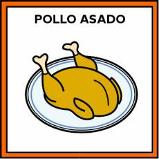 POLLO ASADO - Pictograma (color)