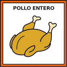 POLLO ENTERO - Pictograma (color)